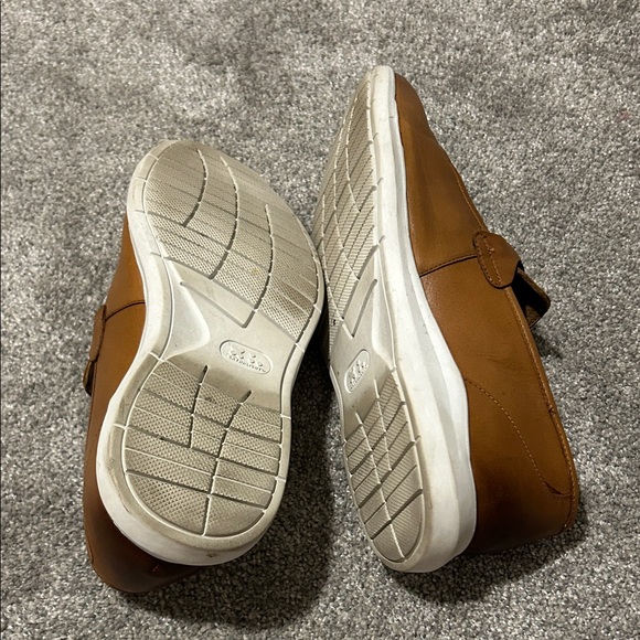 Tan Leather Slip-On Loafers main image 6